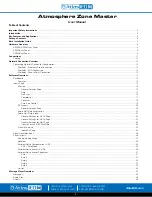 Preview for 2 page of Atlas IED Atmosphere Zone Master User Manual