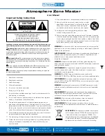 Preview for 4 page of Atlas IED Atmosphere Zone Master User Manual