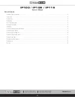 Preview for 2 page of Atlas IED IP100 Quick Start Manual