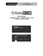 Atlas IED TSD-DCPD Owner'S Manual preview