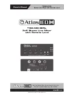 Atlas IED TSD-MIX32RL Owner'S Manual предпросмотр