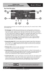 Preview for 4 page of Atlas IED TSD-PA122G Owner'S Manual