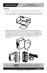 Preview for 7 page of Atlas IED TSD-PA122G Owner'S Manual