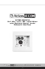 Preview for 1 page of Atlas IED WTSD-MIX31K Owner'S Manual