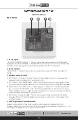 Preview for 9 page of Atlas IED WTSD-MIX31K Owner'S Manual