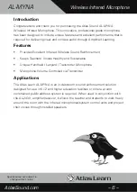 Preview for 6 page of Atlas Learn AL-MYNA Owner'S Manual