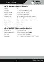 Preview for 11 page of Atlas Learn AL-MYNA Owner'S Manual