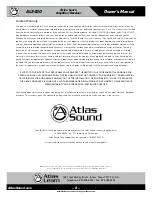 Preview for 8 page of Atlas Learn AL2430 Owner'S Manual