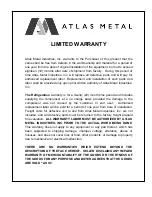 Preview for 9 page of Atlas Metal HB Series Service And Installation Manual