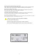 Preview for 4 page of ATLAS PLATINUM PTC 500 Use And Maintenance Instruction Manual