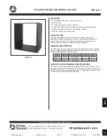 Preview for 1 page of Atlas 18" Deep Wood Equipment Racks RKW12-18 Specifications