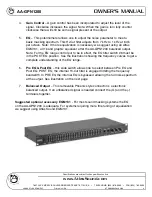 Preview for 8 page of Atlas AA-GPN1200 Owner'S Manual