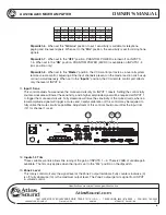 Preview for 8 page of Atlas AA120 Owner'S Manual