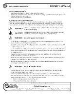 Preview for 4 page of Atlas AA120M Owner'S Manual