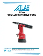 Предварительный просмотр 1 страницы Atlas AE 60 Operating Instructions Manual