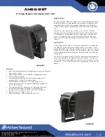 Atlas AH66-8ST Specification Sheet preview