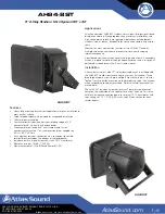 Atlas AH94-8ST Specification Sheet предпросмотр