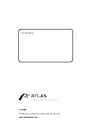 Preview for 16 page of Atlas ATLAS 600 User Manual