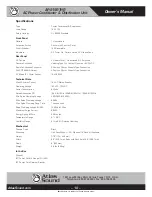 Preview for 10 page of Atlas Atlas Power AP-S15RTHR Owner'S Manual