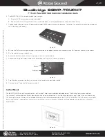 Preview for 2 page of Atlas BlueBridge BBWP Series Installation Manual