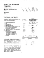 Preview for 2 page of Atlas DAGNY Instructions Manual