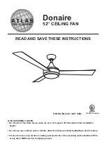 Preview for 1 page of Atlas Donaire Instructions Manual