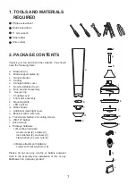 Предварительный просмотр 3 страницы Atlas Donaire Instructions Manual