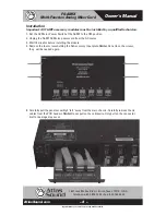 Preview for 8 page of Atlas F6-AMIX Owner'S Manual