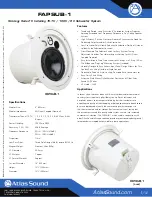 Atlas FAPSUB-1 Manual preview