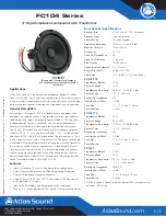 Atlas FC104-T70 Specifications preview