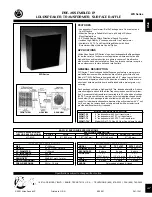 Atlas Loudspeaker WD417-72 Specification Sheet preview