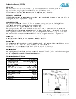 Предварительный просмотр 5 страницы Atlas RIV912 Operating Instructions Manual