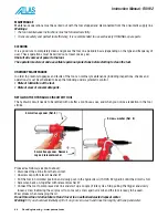 Предварительный просмотр 44 страницы Atlas RIV912 Operating Instructions Manual