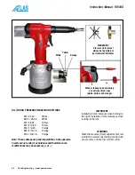 Предварительный просмотр 40 страницы Atlas RIV938 Operating Instructions Manual