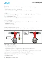 Предварительный просмотр 38 страницы Atlas RIV942 Operating Instructions Manual