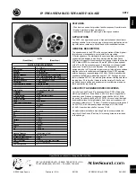 Предварительный просмотр 1 страницы Atlas SD72 Specifications