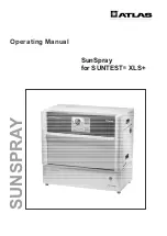 Предварительный просмотр 1 страницы Atlas SunSpray Operating Manual