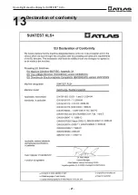 Предварительный просмотр 27 страницы Atlas SunSpray Operating Manual