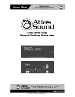 Atlas TSD-GPN1200 Owner'S Manual предпросмотр