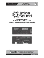 Preview for 1 page of Atlas TSD-MIX42RT Owner'S Manual