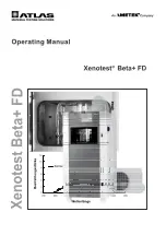 Atlas Xenotest Beta+FD Operating Manual предпросмотр