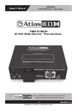 Предварительный просмотр 1 страницы AtlasIED TSD-DAC2i Owner'S Manual