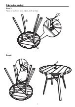 Preview for 3 page of Atleisure 1463824 Assembly & Care Instructions