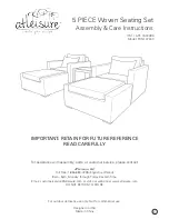 Preview for 1 page of Atleisure 1500090 Assembly & Care Instructions