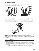 Preview for 4 page of Atleisure 1500140 Assembly & Care Instructions