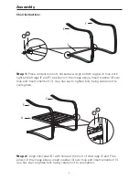 Предварительный просмотр 5 страницы Atleisure 1896629 Assembly & Care Instructions