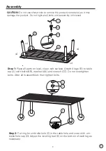 Preview for 3 page of Atleisure 1900656 Assembly & Care Instructions