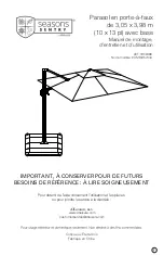 Предварительный просмотр 10 страницы Atleisure 1902469 Assembly, Care & Use Manual