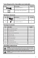 Предварительный просмотр 12 страницы Atleisure 2127268 Assembly, Care & Use Manual