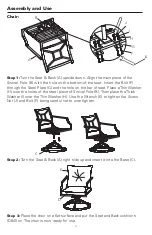 Предварительный просмотр 4 страницы Atleisure 3PC Swivel Chat Set FRN-106180 Assembly & Care Instructions